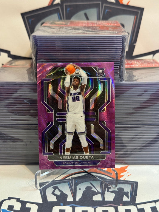 2021 Panini Prizm (Purple Wave Prizm) Neemias Queta Rookie #316