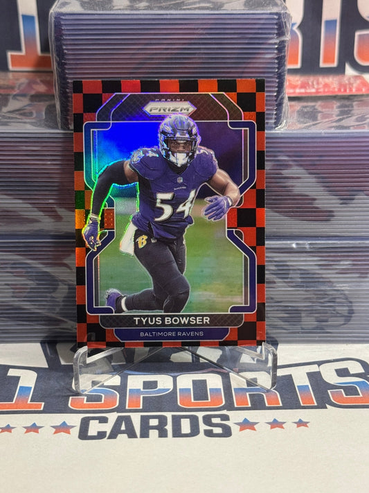 2021 Panini Prizm (Red Checkerboard SP Prizm) Tyus Bowser 286
