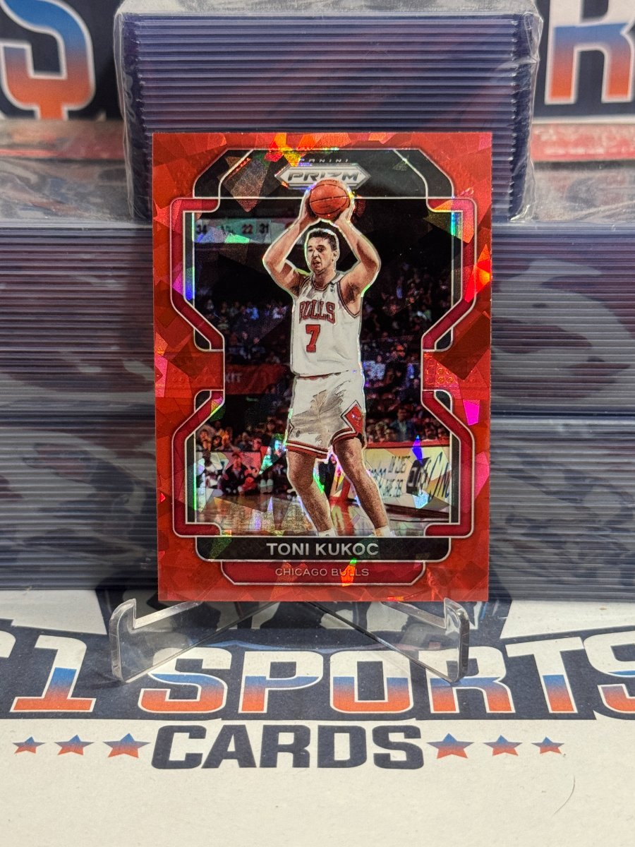 2021 Panini Prizm (Red Ice Prizm) Toni Kukoc 247