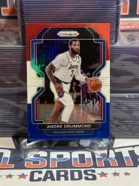 2021 Panini Prizm (Red White Blue Prizm) Andre Drummond 5