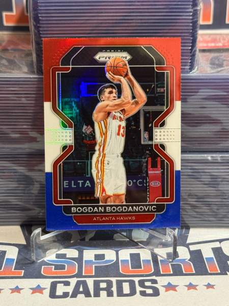 2021 Panini Prizm (Red White Blue Prizm) Bogdan Bogdanovic 149