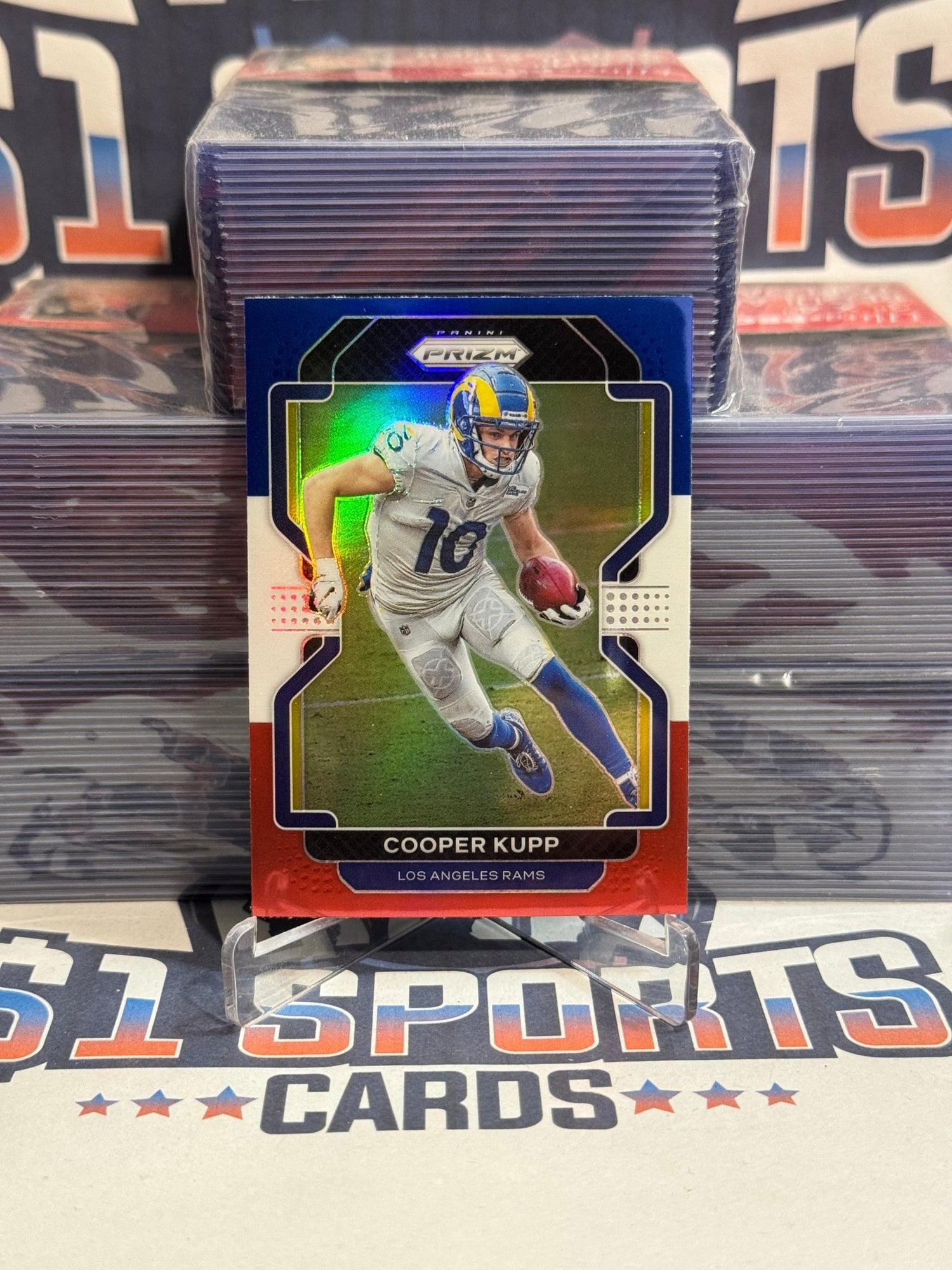 2021 Panini Prizm (Red White Blue Prizm) Cooper Kupp 63