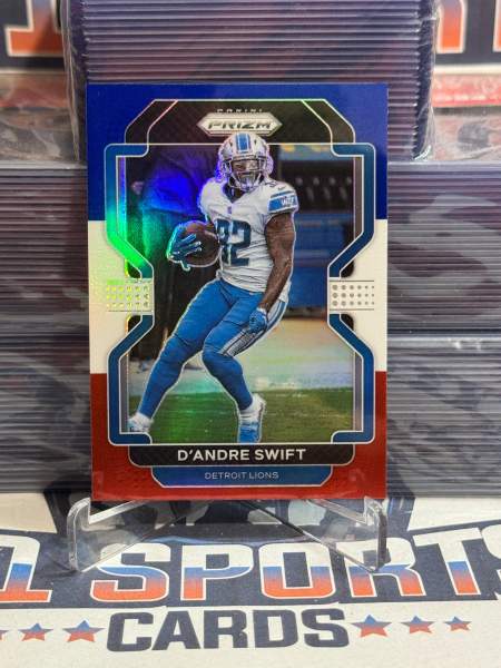 2021 Panini Prizm (Red White Blue Prizm) D'Andre Swift 149