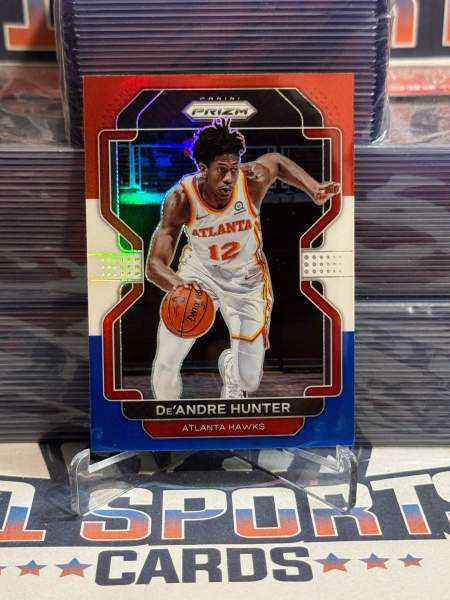 2021 Panini Prizm (Red White Blue Prizm) De'Andre Hunter 73