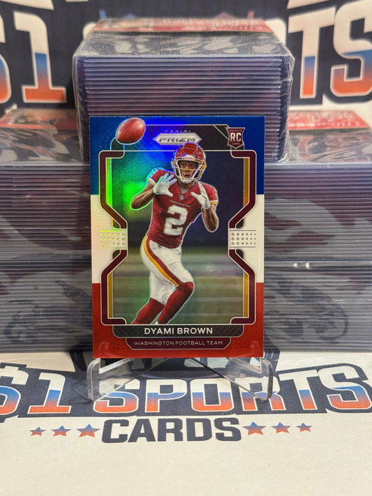 2021 Panini Prizm (Red White Blue Prizm) Dyami Brown Rookie 353