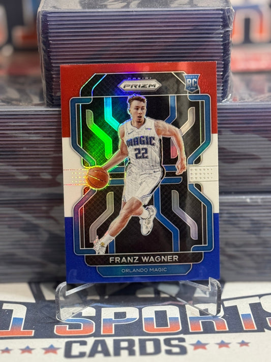 2021 Panini Prizm (Red White Blue Prizm) Franz Wagner Rookie 310