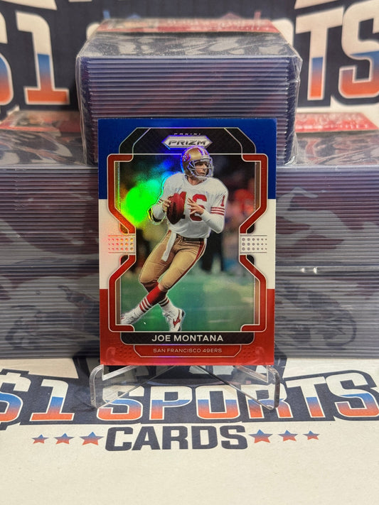 2021 Panini Prizm (Red White Blue Prizm) Joe Montana 60