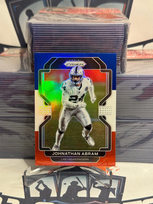 2021 Panini Prizm (Red White Blue Prizm) Johnathan Abram #182