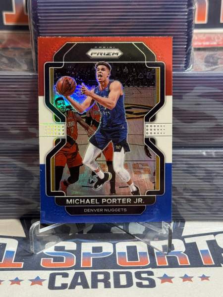 2021 Panini Prizm (Red White Blue Prizm) Michael Porter Jr. 164