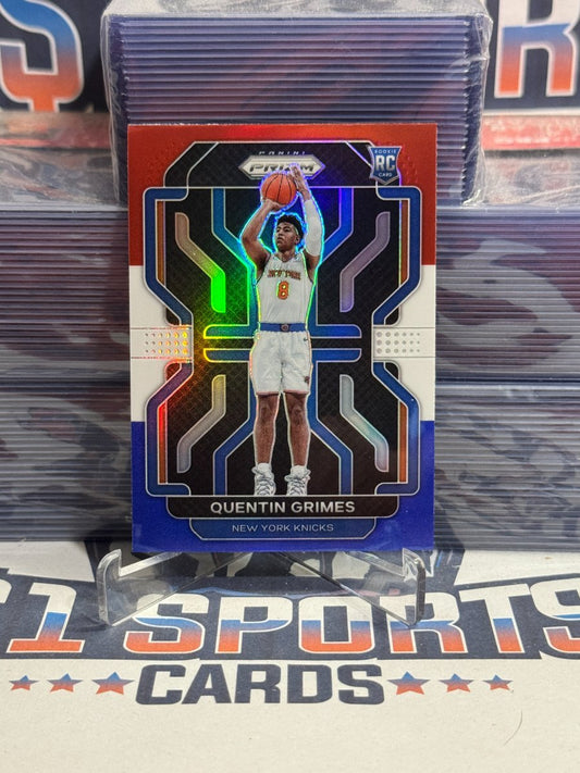 2021 Panini Prizm (Red White Blue Prizm) Quentin Grimes Rookie 285
