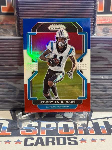 2021 Panini Prizm (Red White Blue Prizm) Robby Anderson 312
