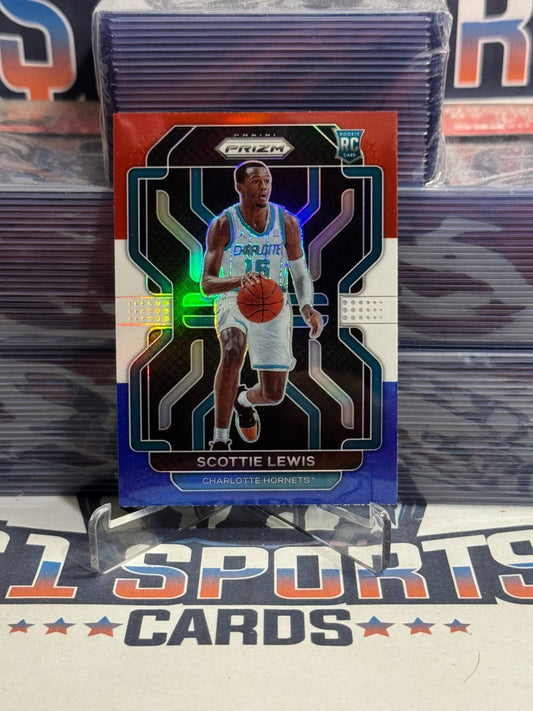 2021 Panini Prizm (Red White Blue Prizm) Scottie Lewis Rookie 287