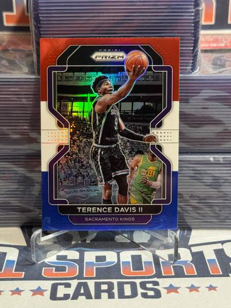 2021 Panini Prizm (Red White Blue Prizm) Terence Davis II 139