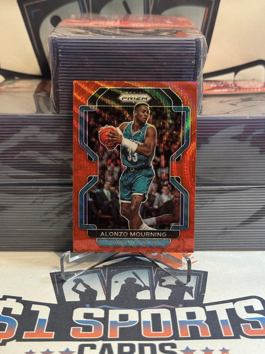 2021 Panini Prizm (Ruby Wave Prizm) Alonzo Mourning #270