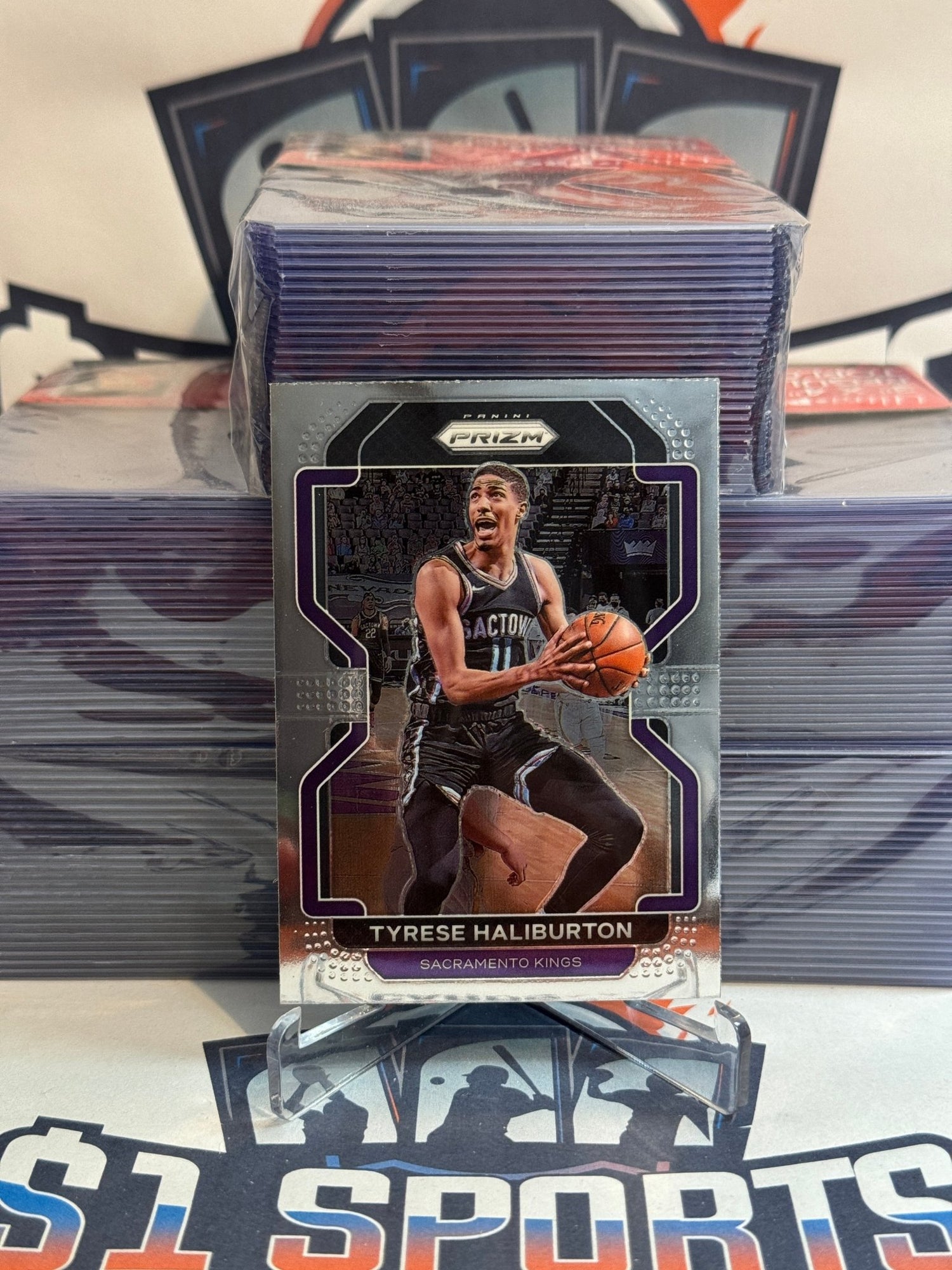2021 Panini Prizm (Second Year) Tyrese Haliburton #196
