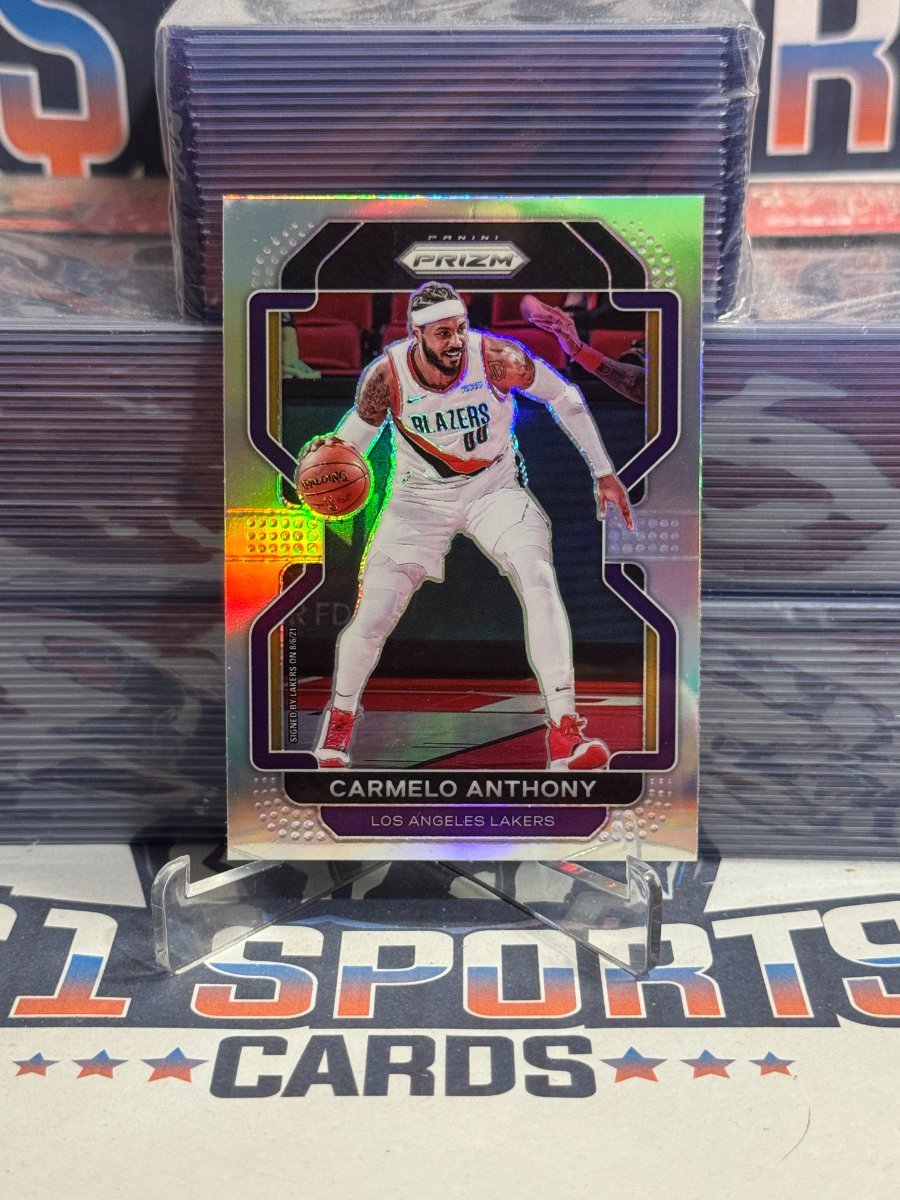 2021 Panini Prizm (Silver Prizm) Carmelo Anthony 11