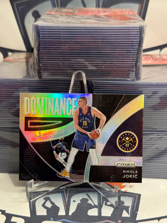 2021 Panini Prizm (Silver Prizm, Dominance) Nikola Jokic #16