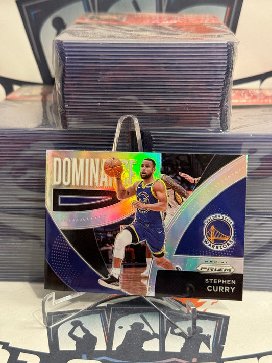 2021 Panini Prizm (Silver Prizm, Dominance) Stephen Curry #14