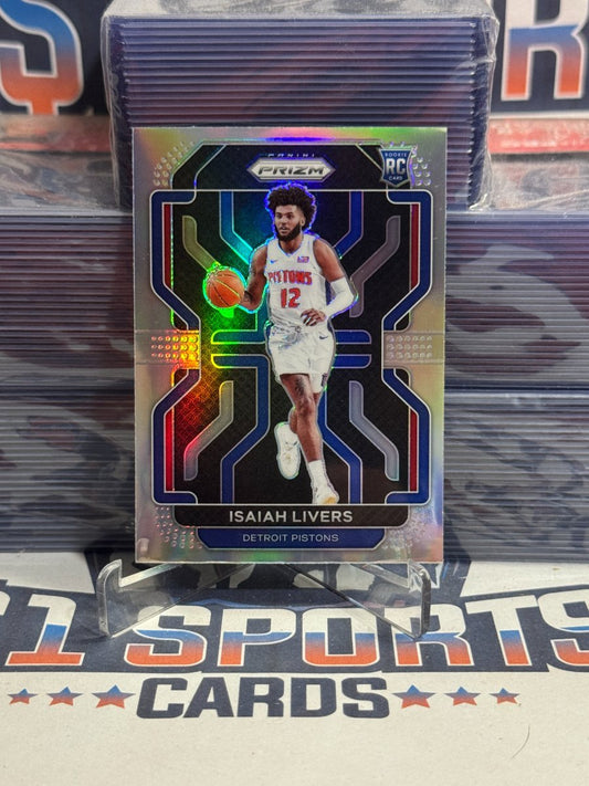 2021 Panini Prizm (Silver Prizm) Isaiah Livers Rookie 296