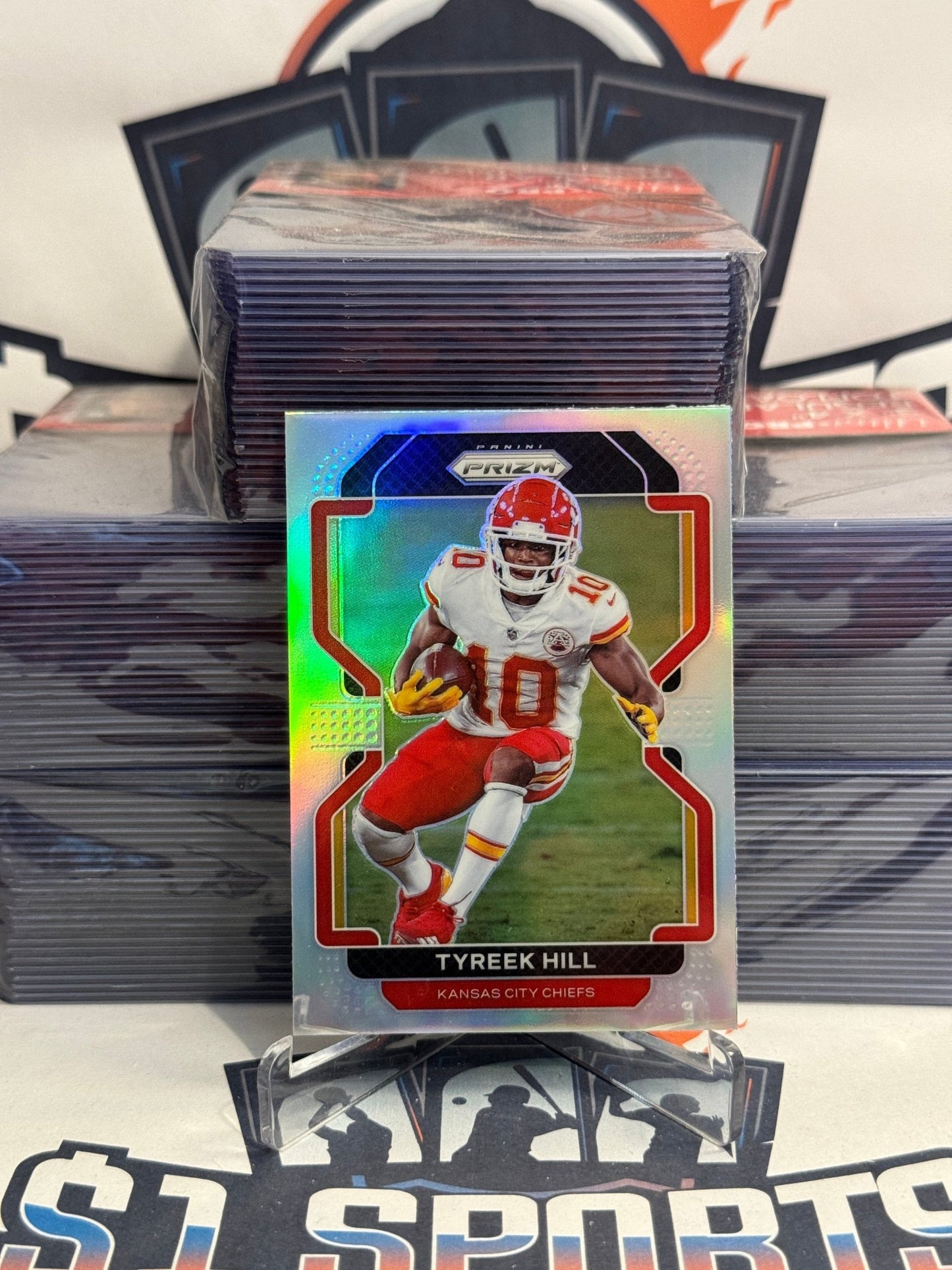 2021 Panini Prizm (Silver Prizm) Tyreek Hill #187