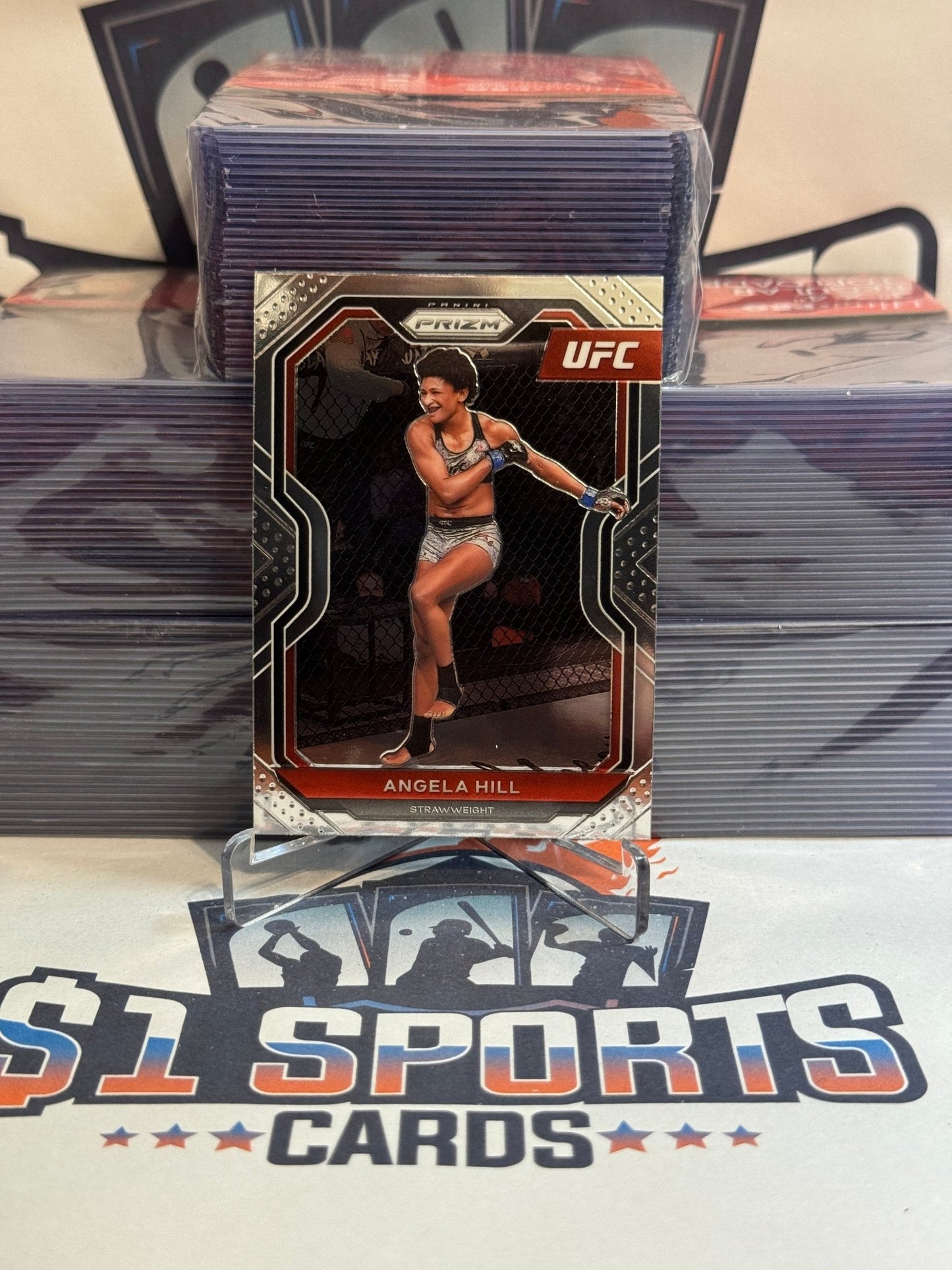 2021 Panini Prizm UFC Angela Hill #86