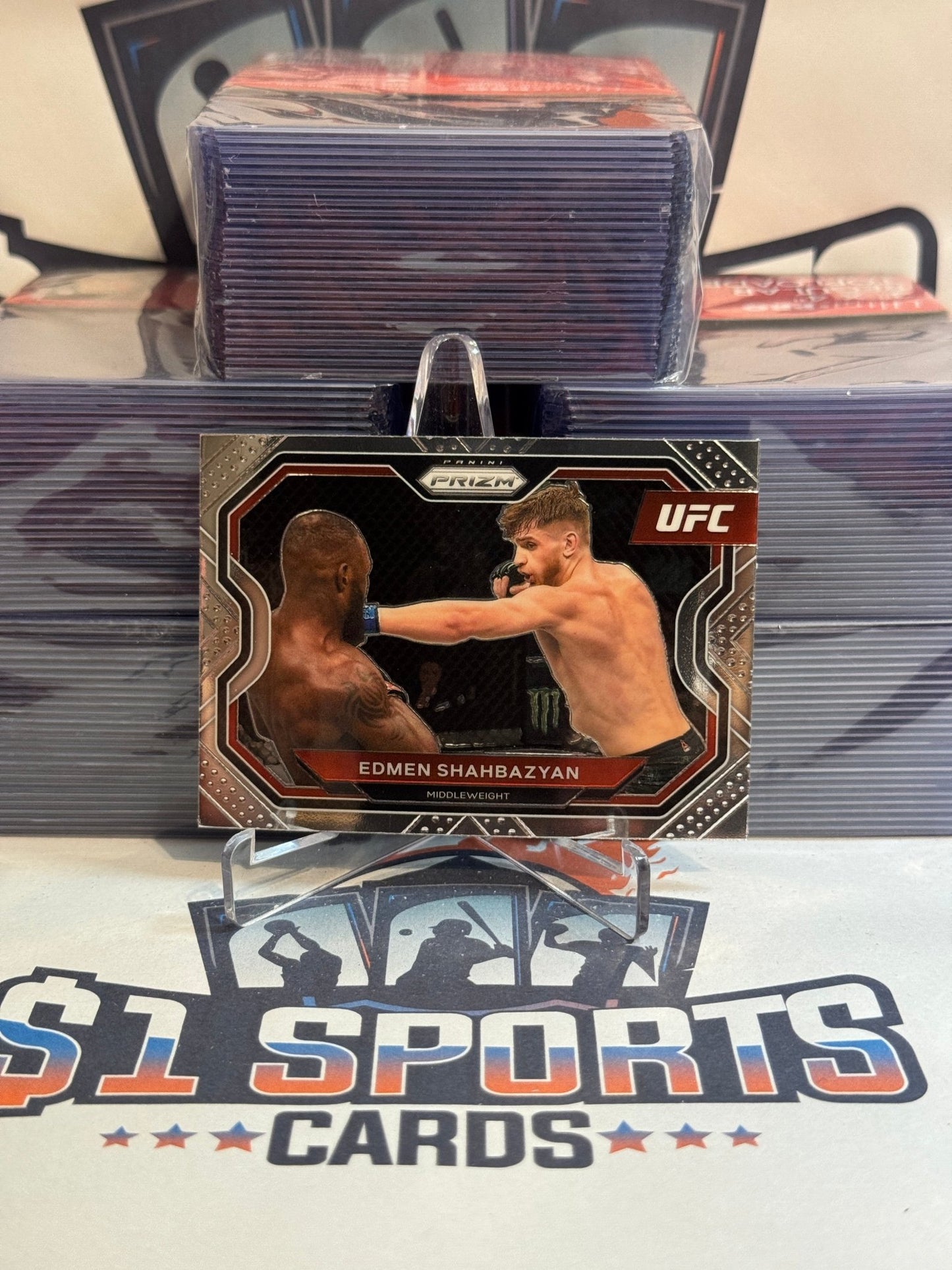 2021 Panini Prizm UFC Edman Shahbazyan #138