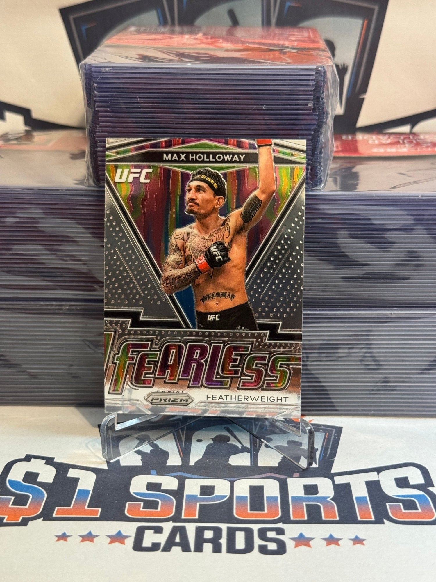 2021 Panini Prizm UFC (Fearless) Max Holloway #24