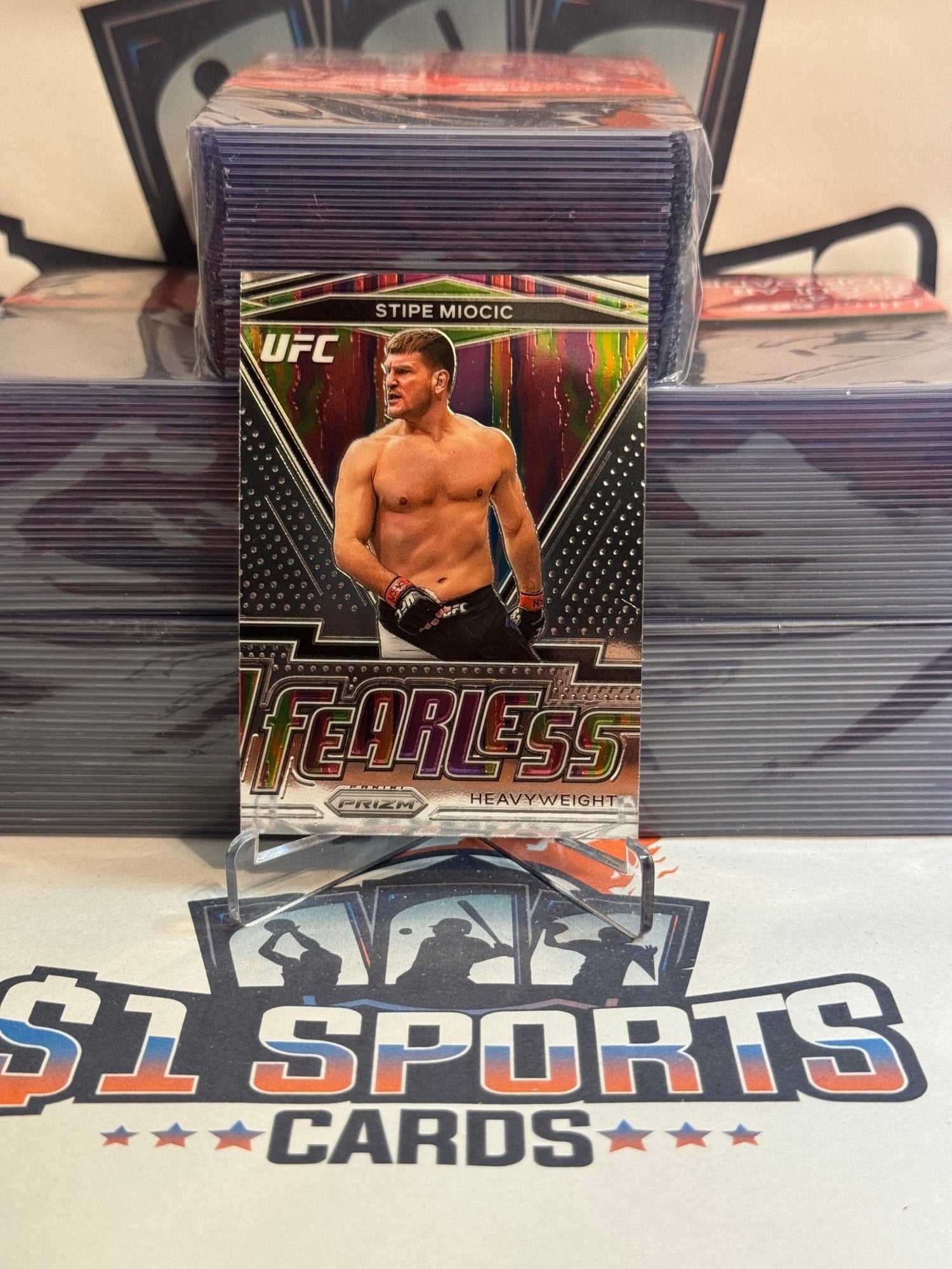 2021 Panini Prizm UFC (Fearless) Stipe Miocic #11