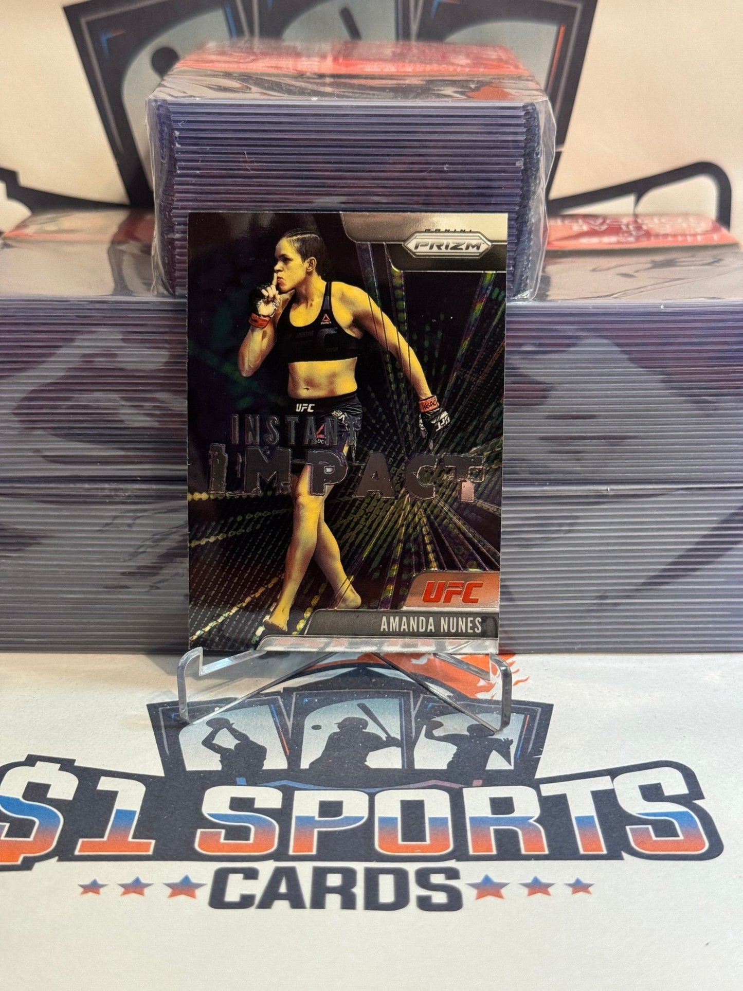 2021 Panini Prizm UFC (Instant Impact) Amanda Nunes #24