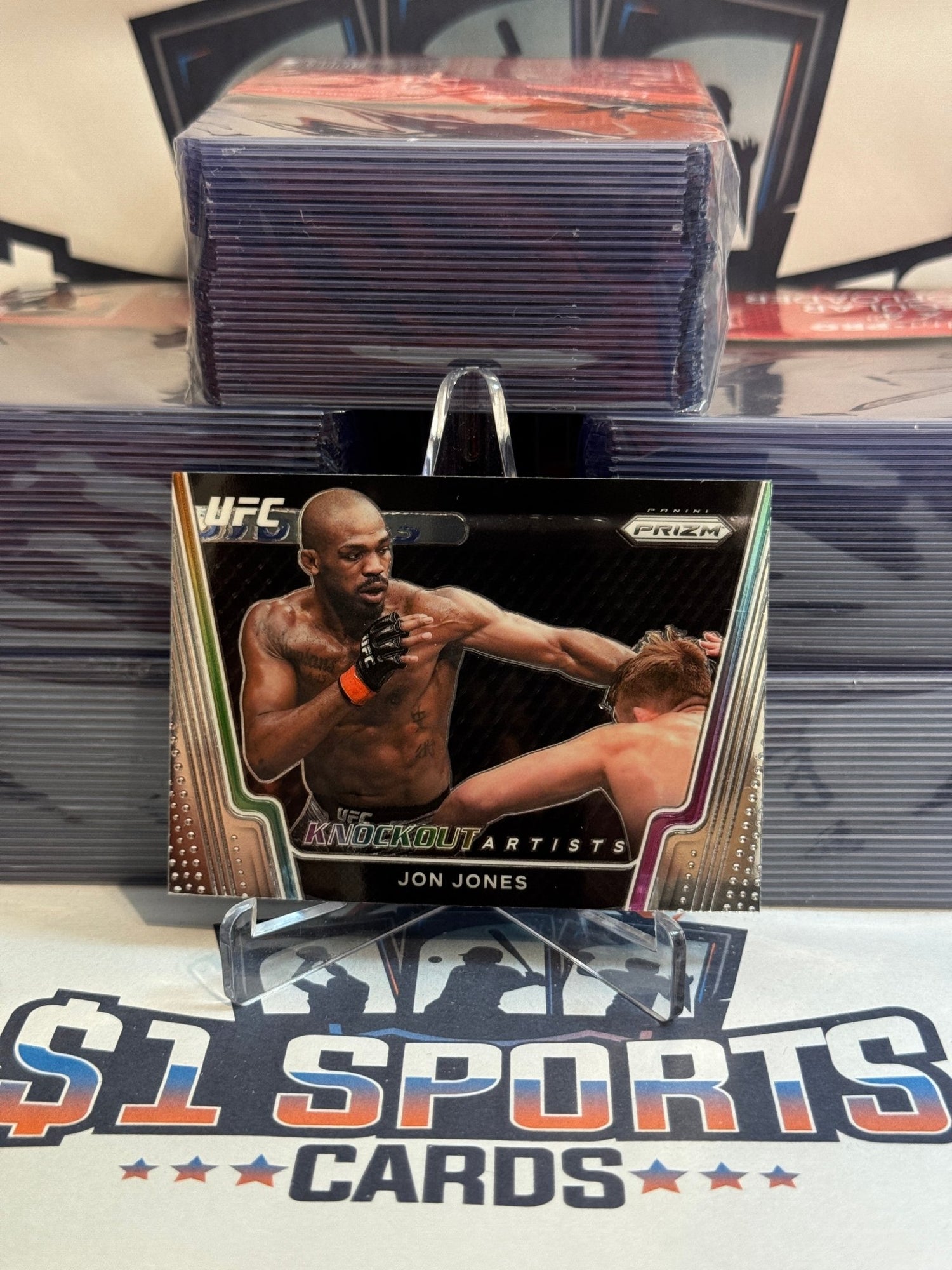 2021 Panini Prizm UFC (Knockout Artists) Jon Jones #18