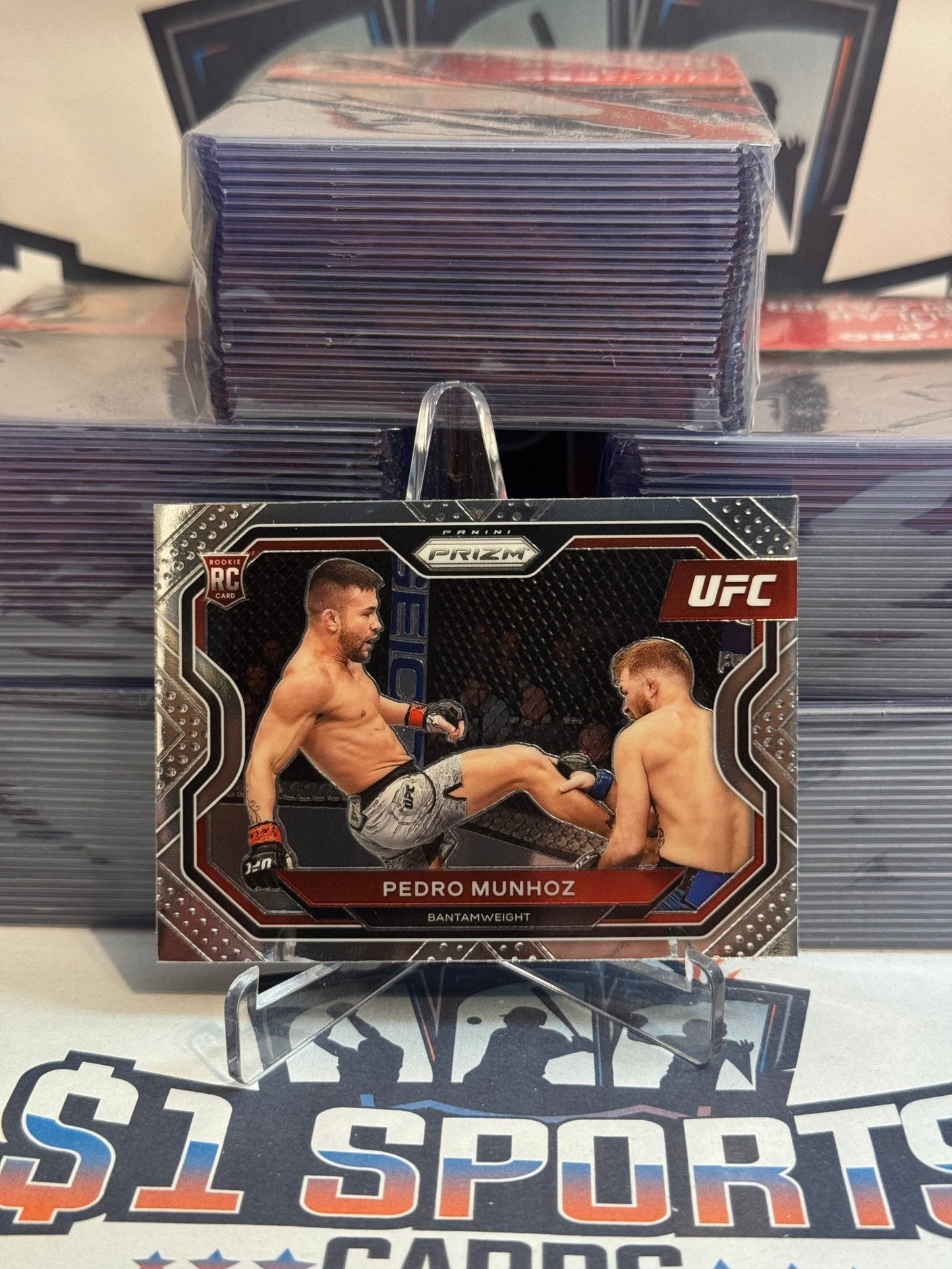 2021 Panini Prizm UFC Pedro Munhoz Rookie #155