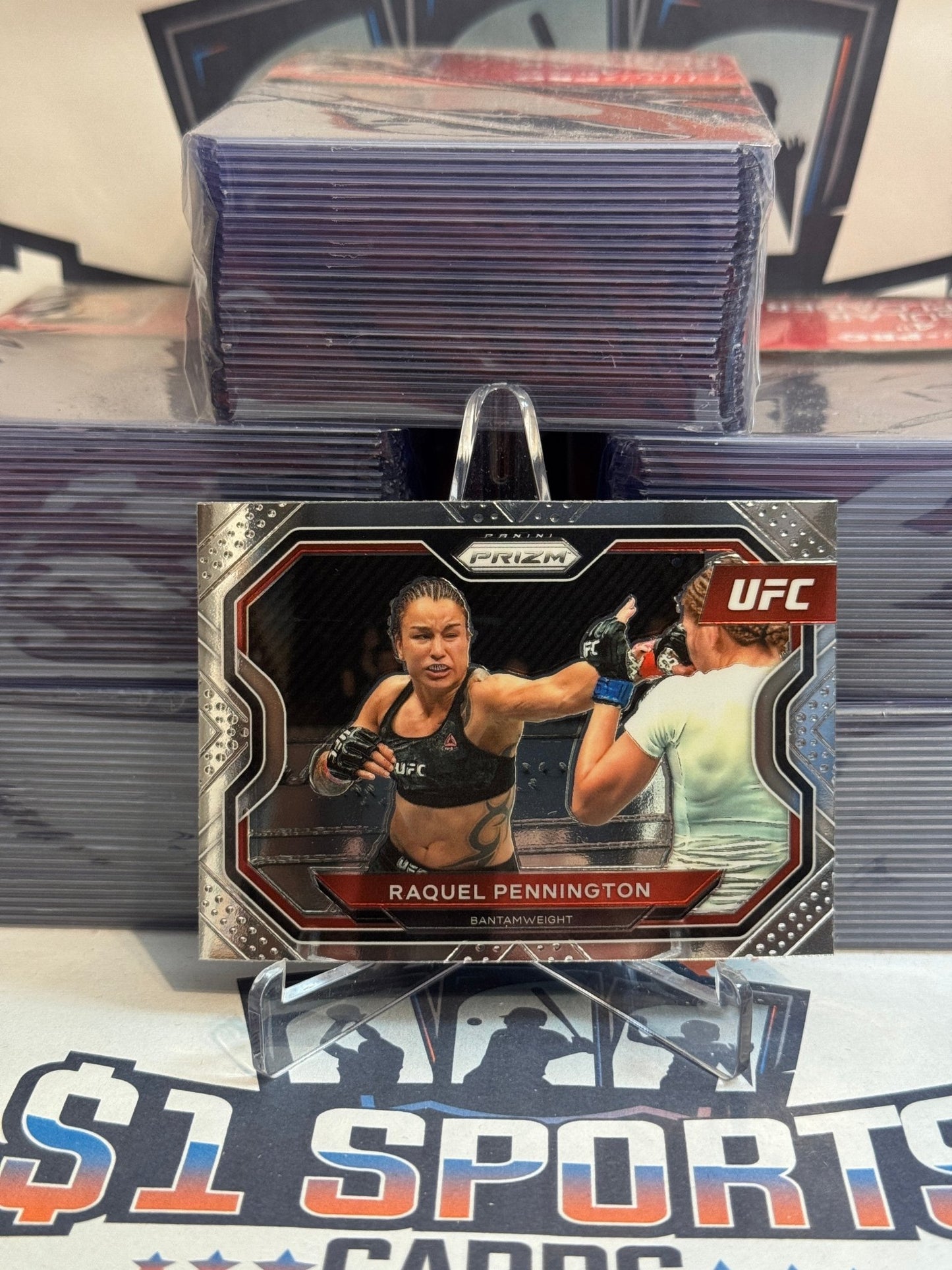 2021 Panini Prizm UFC Raquel Pennington #185