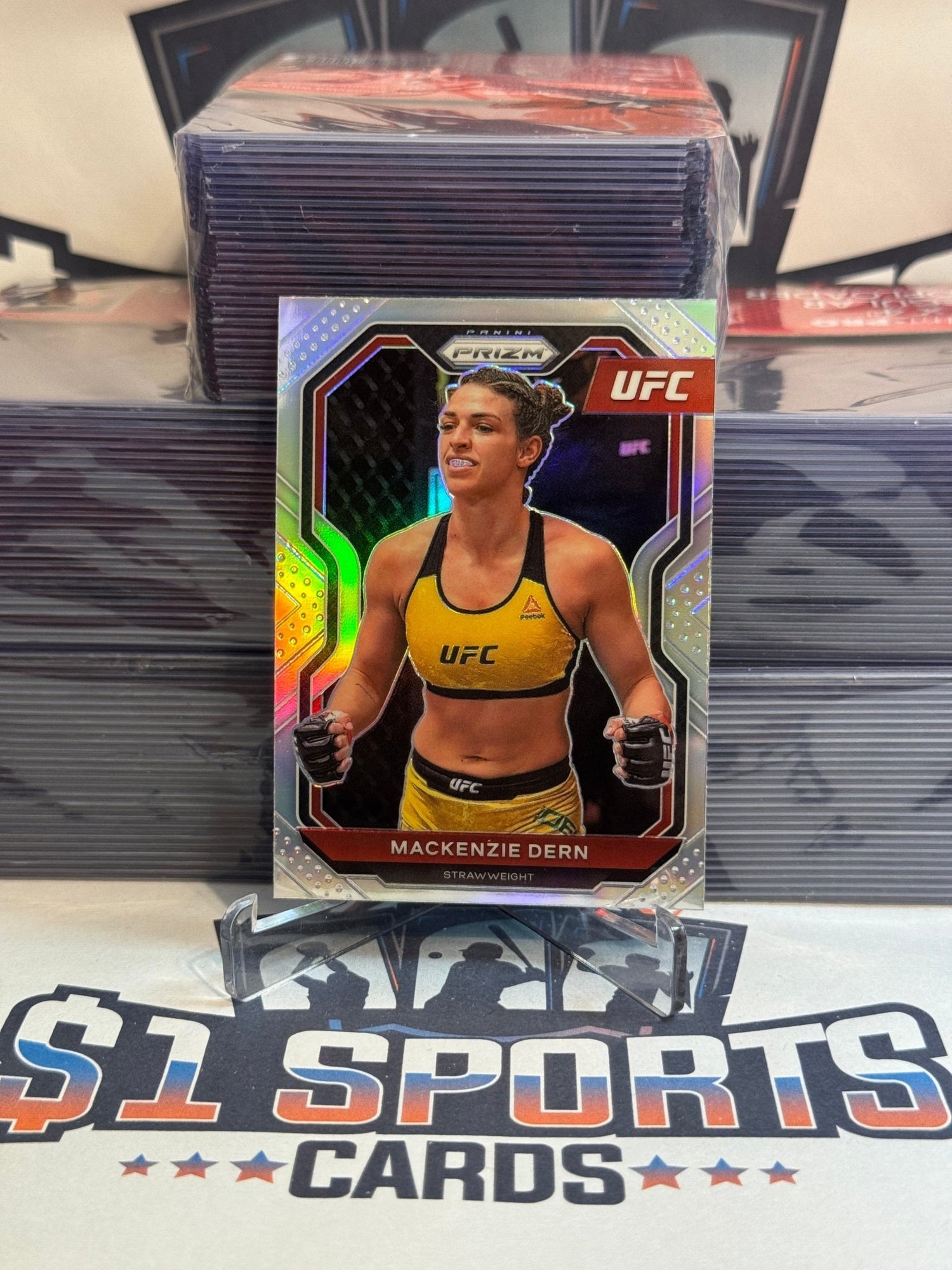 2021 Panini Prizm UFC (Silver Prizm) Mackenzie Dern #76