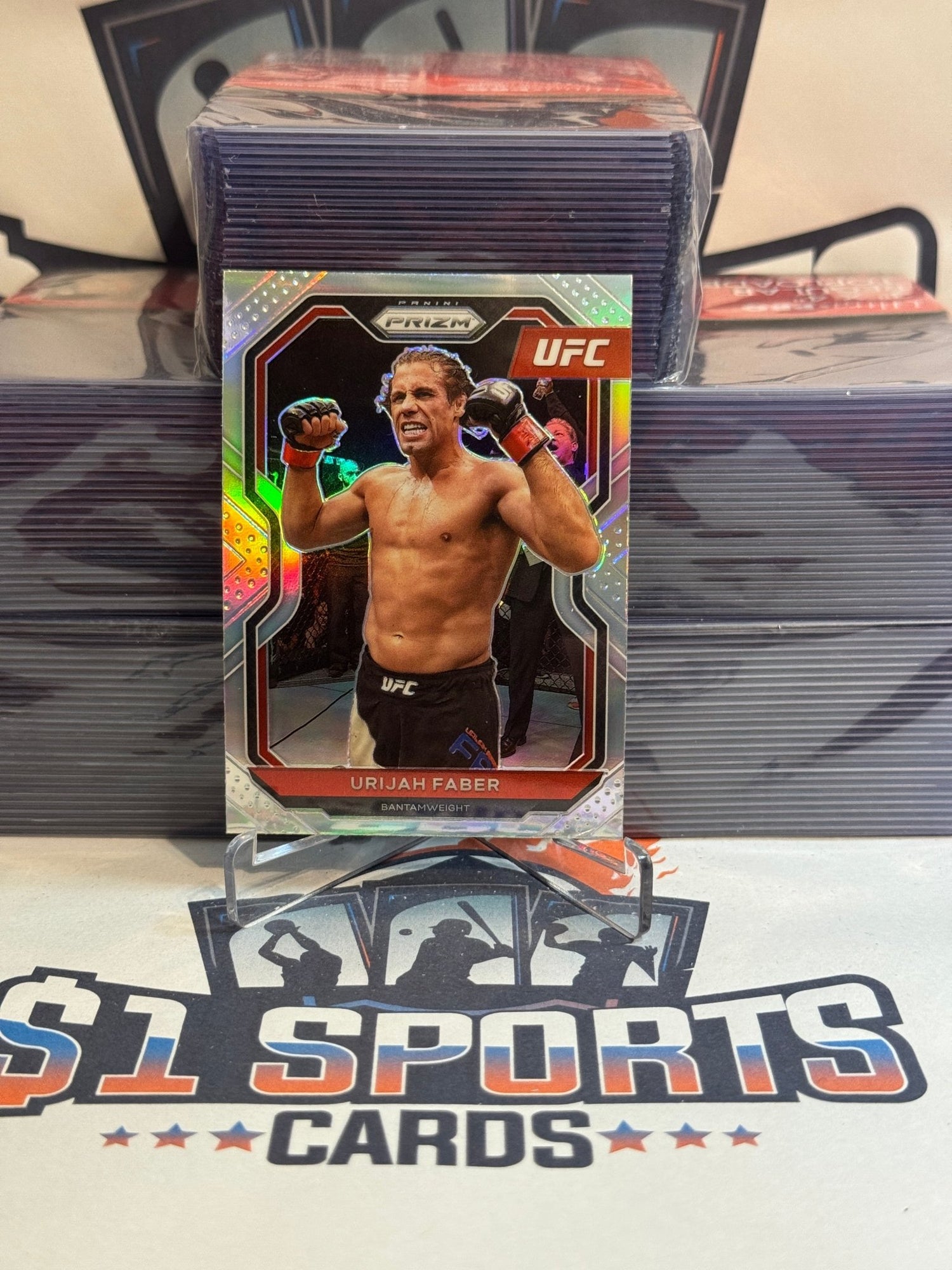 2021 Panini Prizm UFC (Silver Prizm) Urijah Faber #43