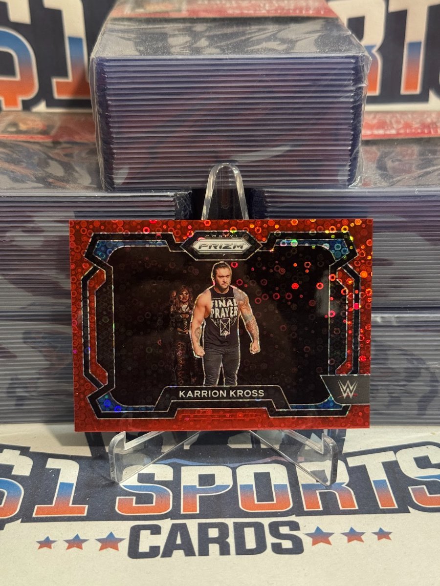 2021 Panini Prizm WWE (Red Donut Prizm 46/99) Karrion Kross 72