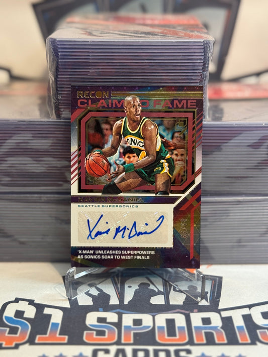 2021 Panini Recon (Claim to Fame Auto 88/99) Xavier McDaniel #CFS - XMD