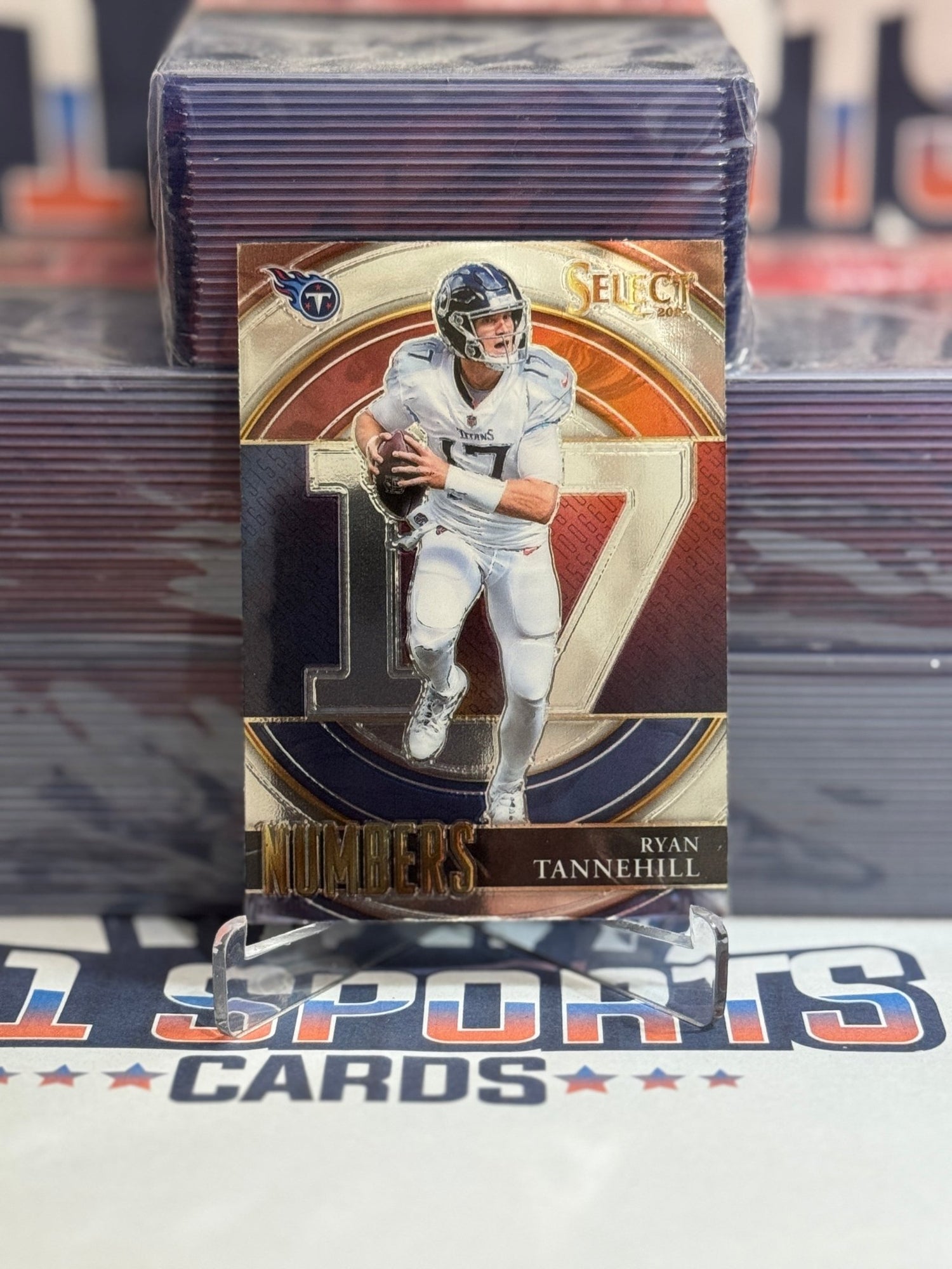 2021 Panini Select (Numbers) Ryan Tannehill #SN - 15