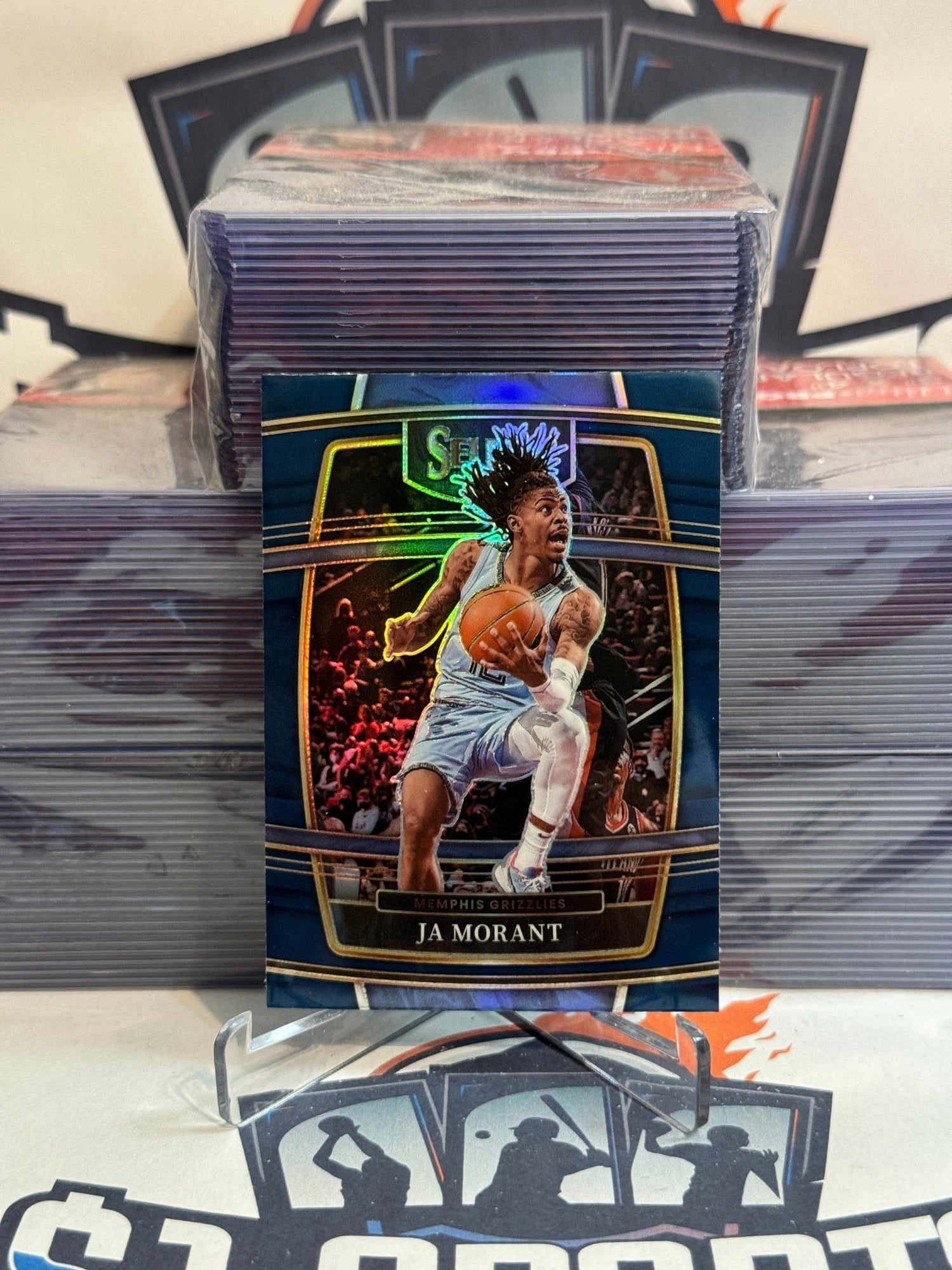 2021 Panini Select (Silver Prizm) Ja Morant #75