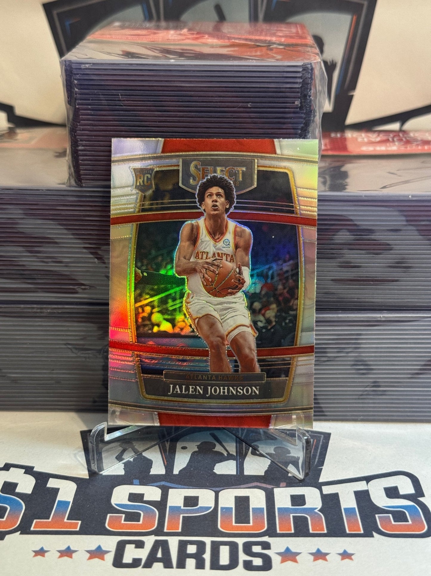 2021 Panini Select (Silver Prizm) Jalen Johnson Rookie #17