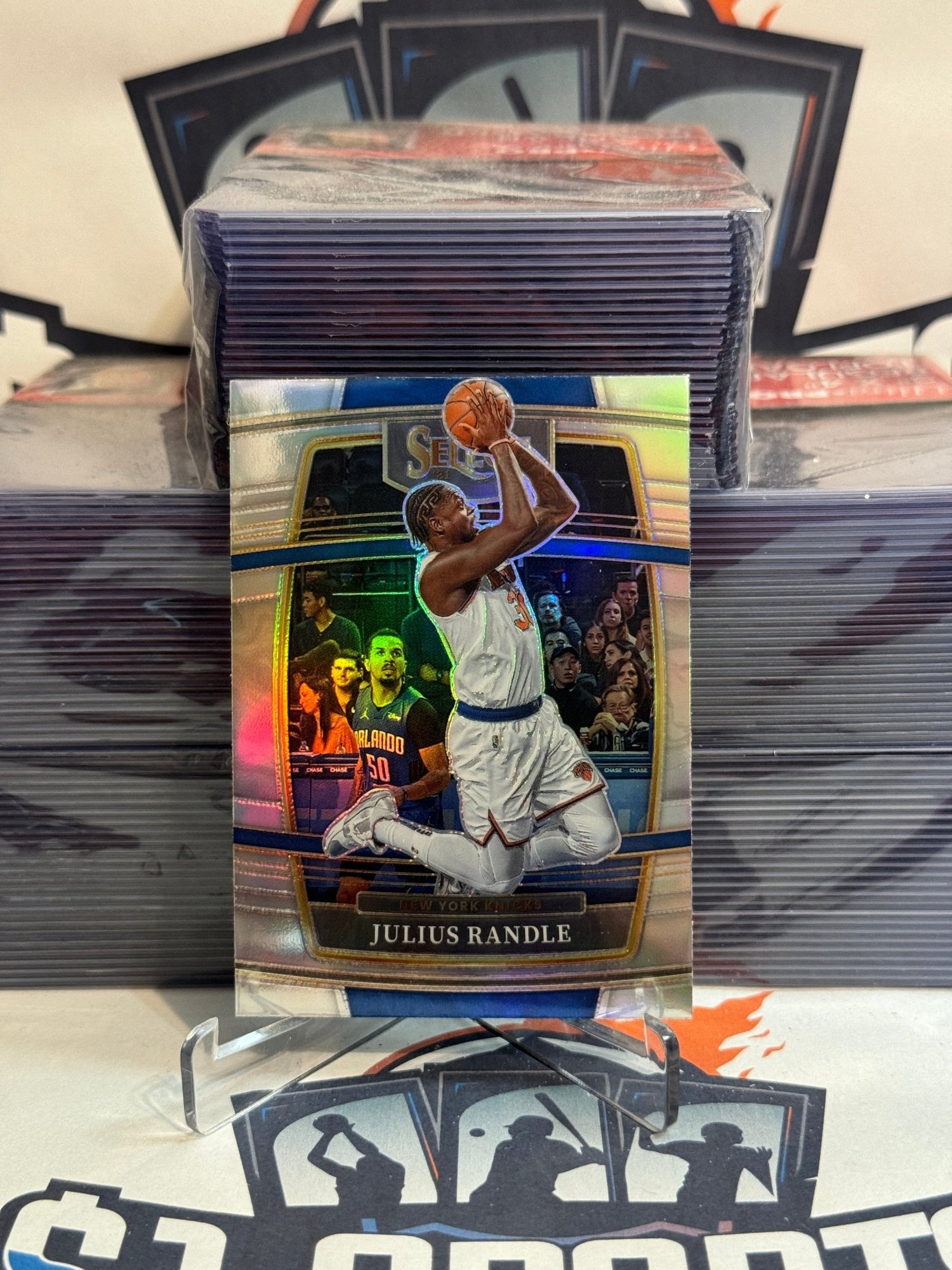 2021 Panini Select (Silver Prizm) Julius Randle #88