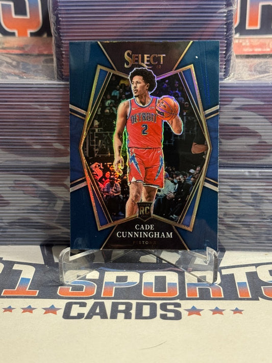 2021 Panini Select (Silver Prizm, Premier Level) Cade Cunningham Rookie 116