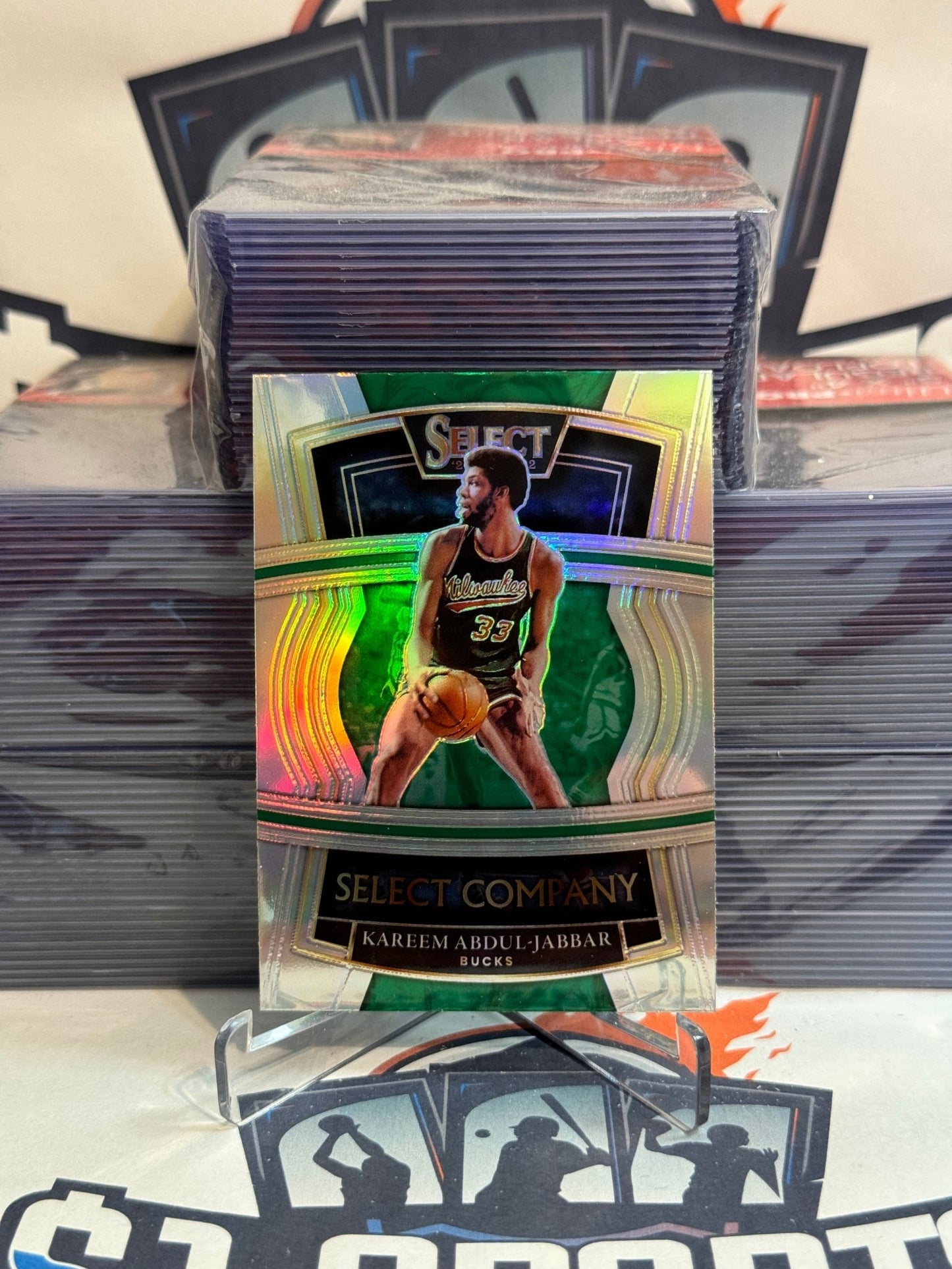 2021 Panini Select (Silver Prizm, Select Company) Kareem Abdul - Jabbar #18