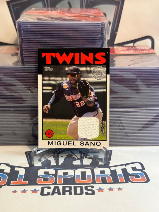 2021 Topps (1986 Redux Relic) Miguel Sano #86R - MS