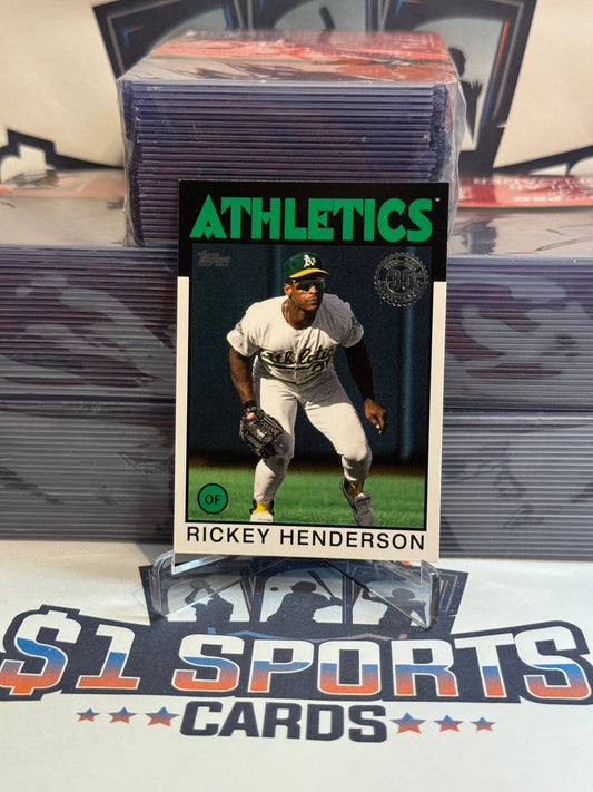 2021 Topps (1986 Redux) Rickey Henderson #86B - 80
