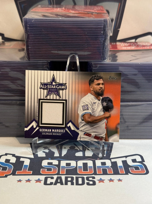 2021 Topps (All - Star Stitches Relic) German Marquez #ASSC - GM