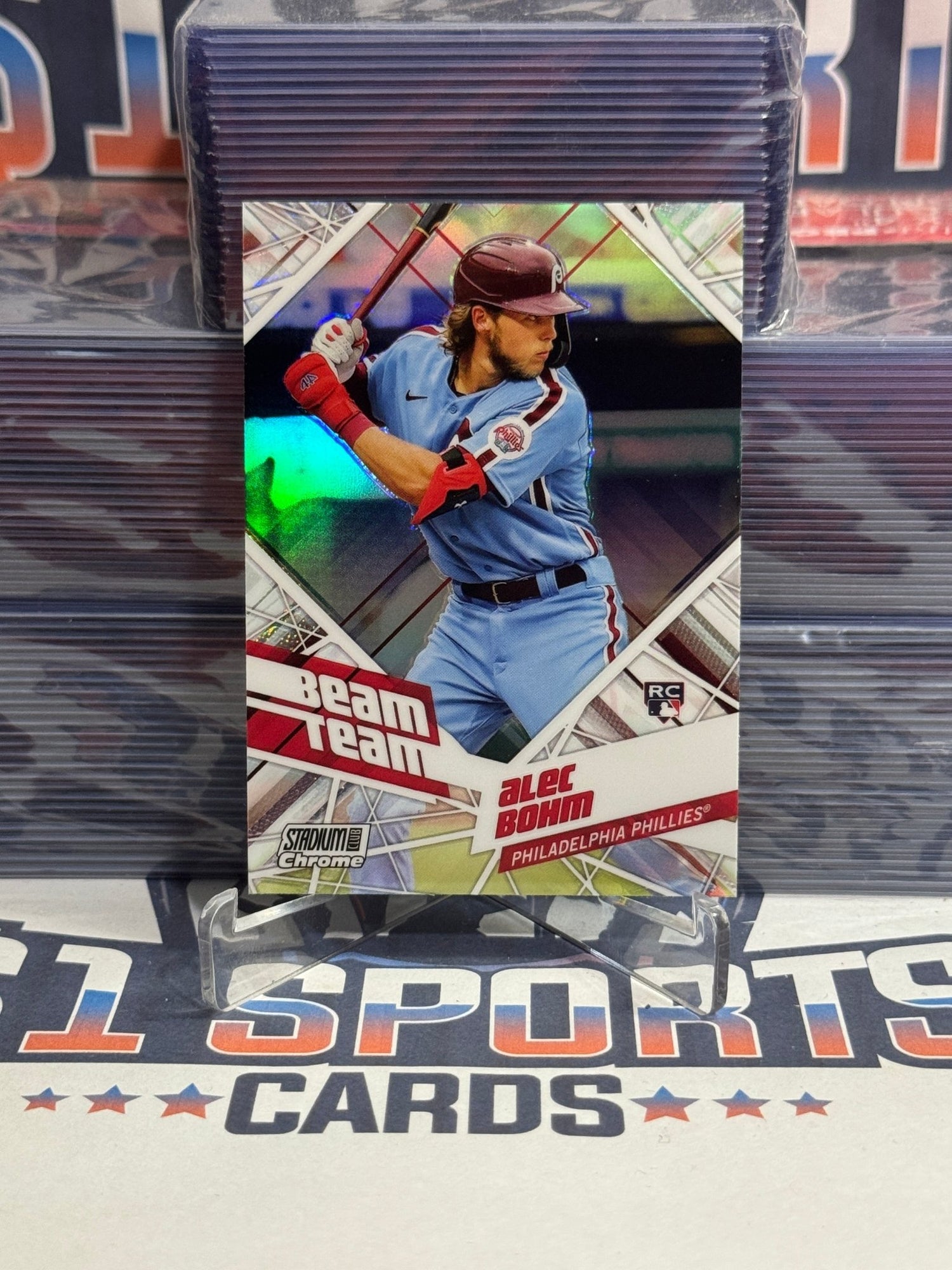 2021 Topps Chrome (Beam Team) Alec Bohm Rookie BTC - 18