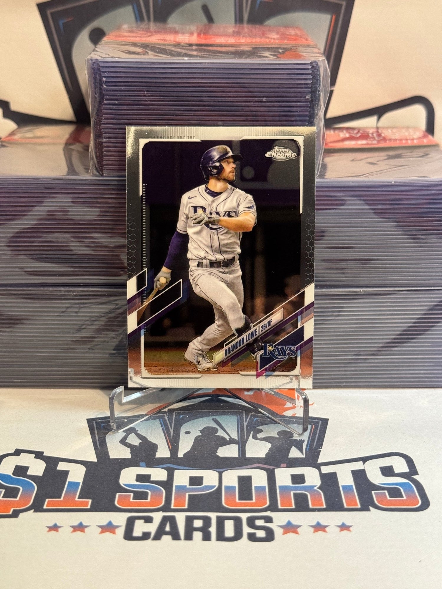 2021 Topps Chrome Brandon Lowe #218