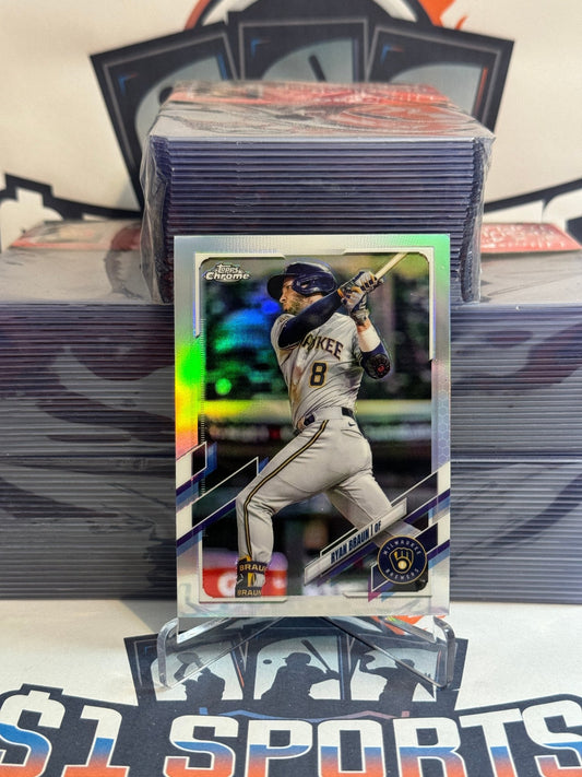 2021 Topps Chrome (Refractor) Ryan Braun #164