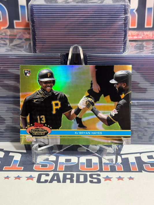 2021 Topps Chrome Stadium Club (1991 Design Variation) Ke'Bryan Hayes Rookie 212