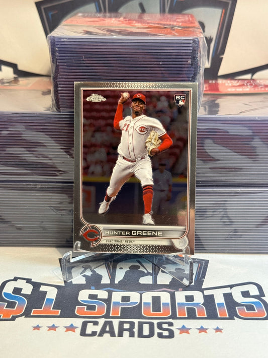 2021 Topps Chrome Update Hunter Greene Rookie #USC191